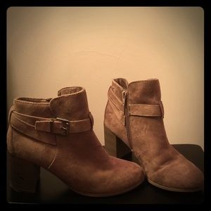 Tan Suede Merona Ankle Boots